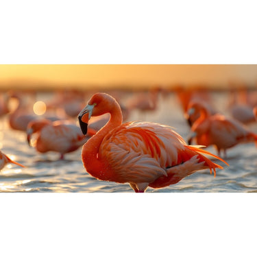 Flamingo Bird Canvas